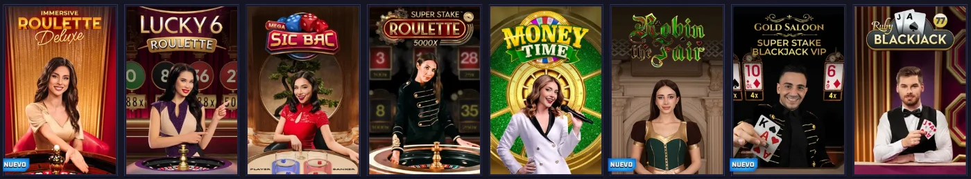 Sportaza casino selección de juegos en vivo Sportaza casino juegos de casino en vivo con ruleta, blackjack y mesas en directo
